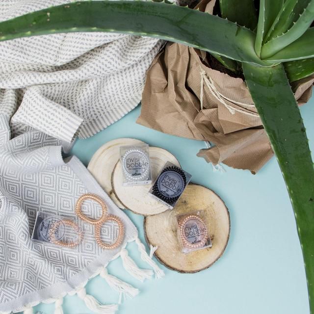 Invisibobble Bronze Slim Hair Ties 3 per pack