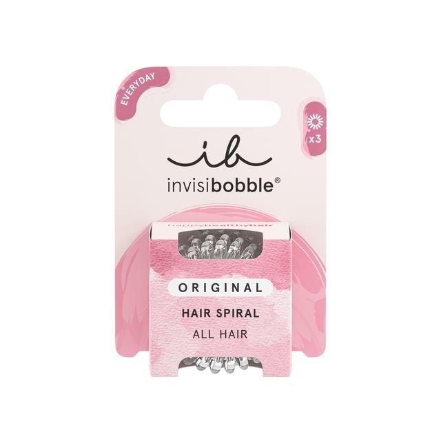 Invisibobble Original Clear Hair Ties 3 per pack