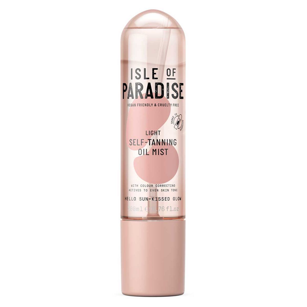 Isle of Paradise, Self-Tanning Oil Mist, Light, 200ml