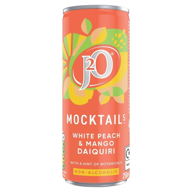 J2O White Peach & Mango Daiquiri Mocktail 250ml
