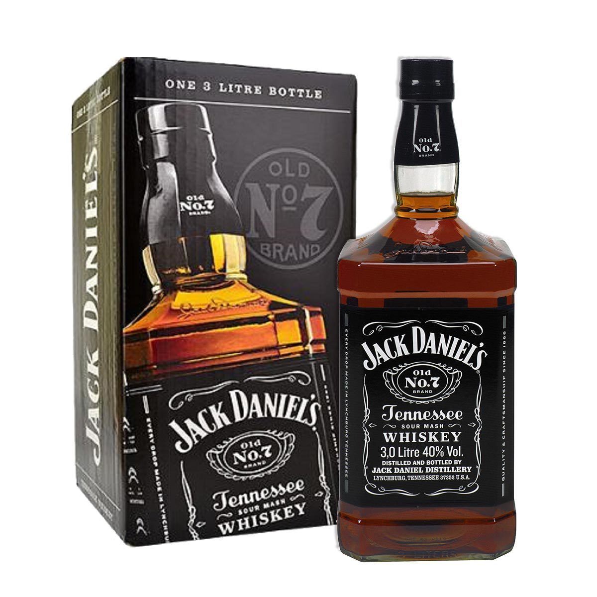 Jack Daniel's 3L Old No.7 Tennessee Whiskey JEROBOAM