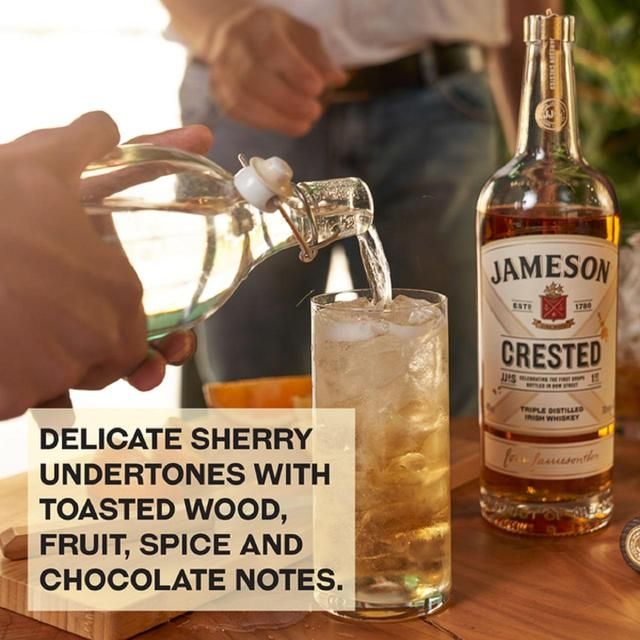 Jameson Crested Triple Distilled Blended Irish Whiskey 70cl