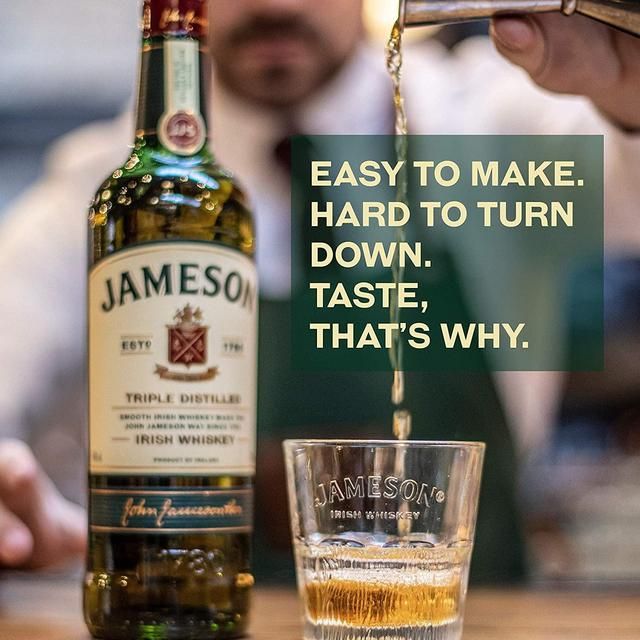 Jameson Triple Distilled Blended Irish Whiskey 70cl