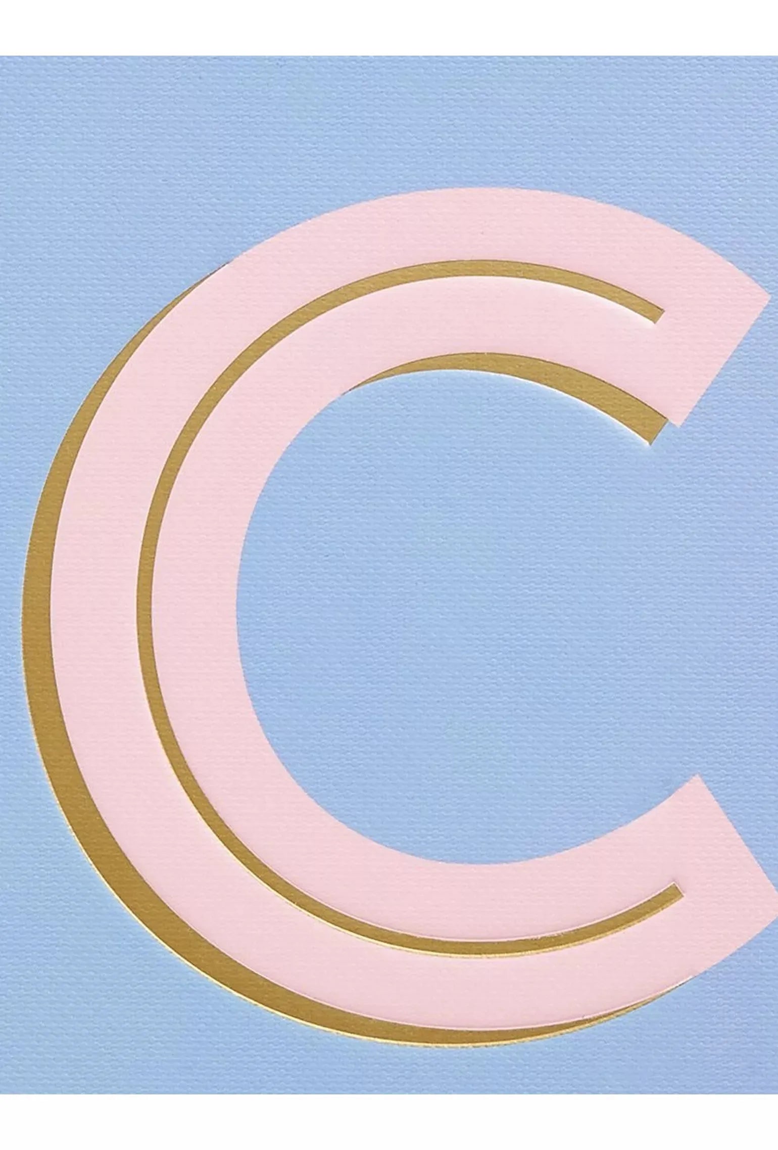 John Lewis A5 Colour Block Initial Notebook C