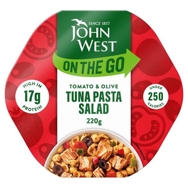 John West On The Go Tomato & Olive Tuna Pasta Salad 220g