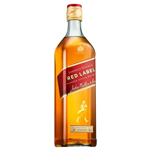 Johnnie Walker Red Label Blended Scotch Whisky 1L