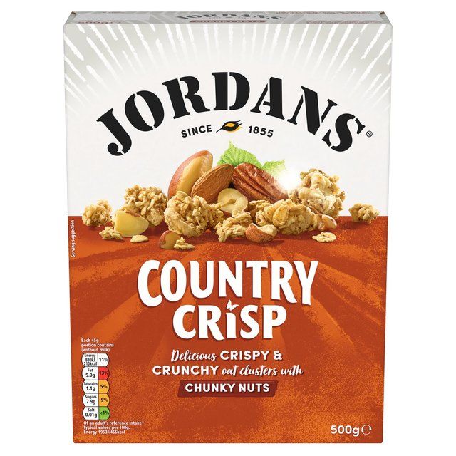 Jordans Country Crisp Chunky Nut Breakfast Cereal 500g