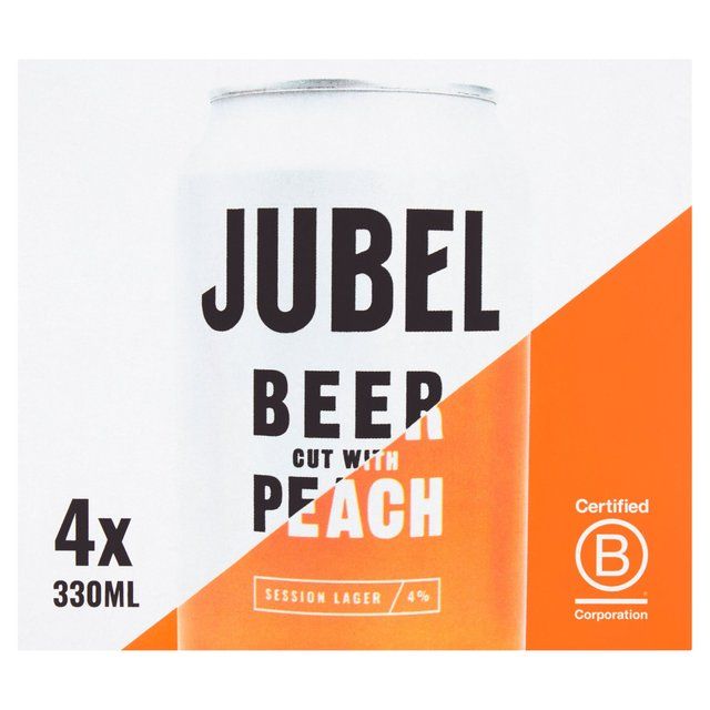 JUBEL Beer cut with Peach 4 x 330ml