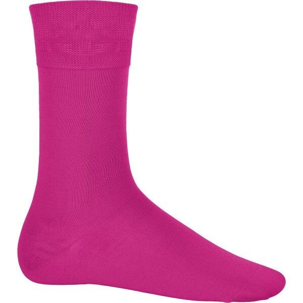Kariban Cotton City Mens Casual Cotton Rich Socks (10-12UK) Fuchsia / 1EA