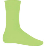 Kariban Cotton City Mens Casual Cotton Rich Socks (10-12UK) Lime / 190.0EA