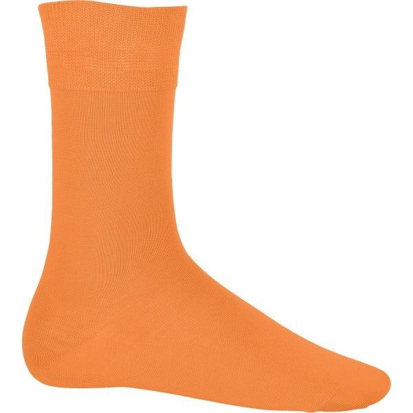Kariban Cotton City Mens Casual Cotton Rich Socks (10-12UK) Orange / 1EA