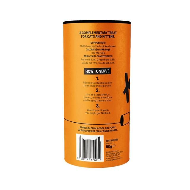 KatKin Chicken Nibbles Cat Treats 50g