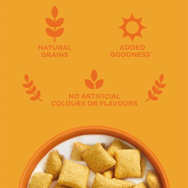 Kellogg's Crunchy Nut Bites Honey & Nut Flavour Breakfast Cereal 375g