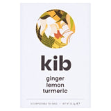 Kib Ginger Lemon Turmeric Herbal Tea 15 per pack