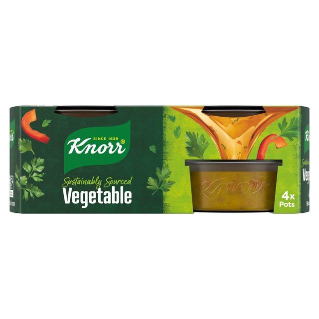 Knorr 4 Vegetable Stock Pot 4 x 28g