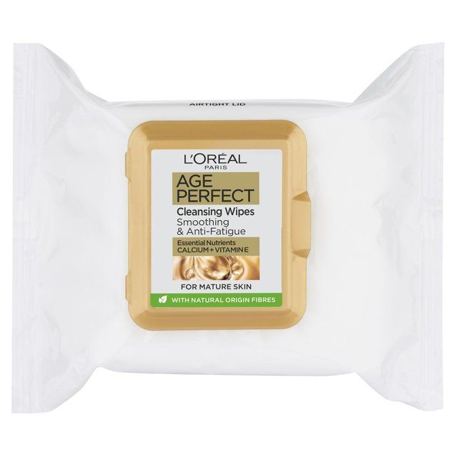 L'Oreal Age Perfect Smoothing Cleansing Wipes 25 per pack