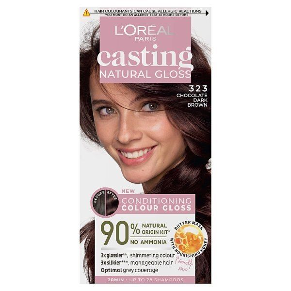 L'Oreal Paris Casting Natural Gloss Light Blonde Sucre 9.23 Brown Chocolate 3.23