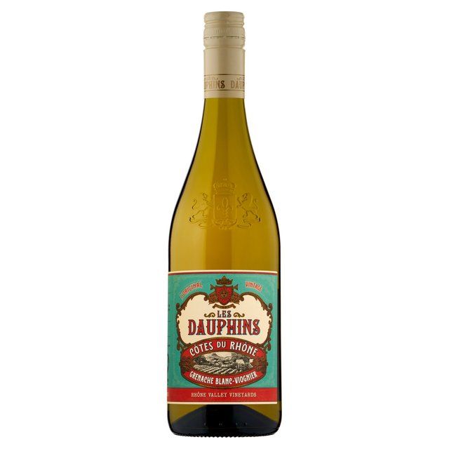 Les Dauphins Cotes du Rhone White 75cl