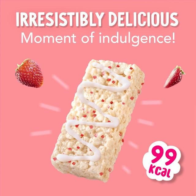 Lexi's Crispy Treat - Strawberry & White Choc Multipack 12 x 25g