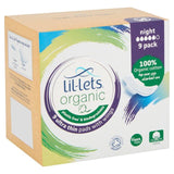 Lil-lets Organic Pads Night 9 per pack