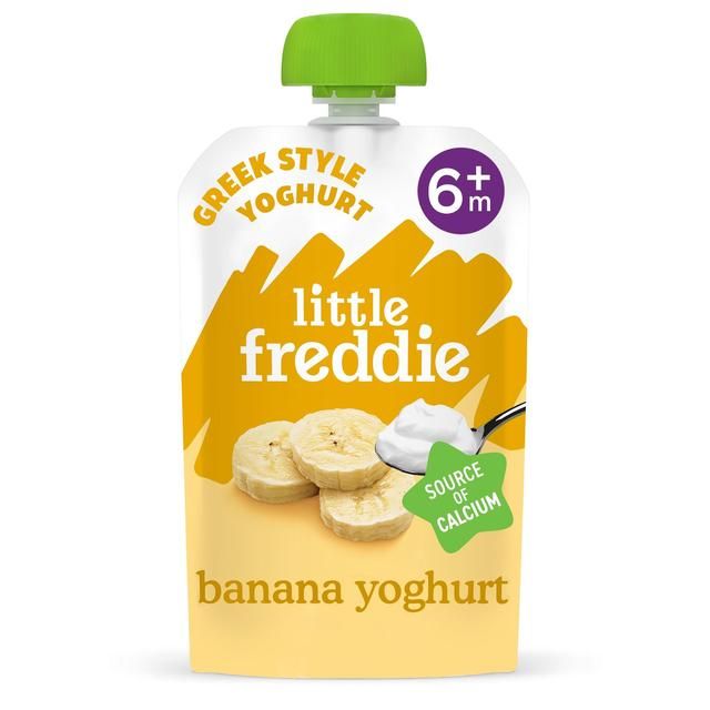 Little Freddie Banana Greek Yoghurt Organic Pouch 6 mths+ 100g