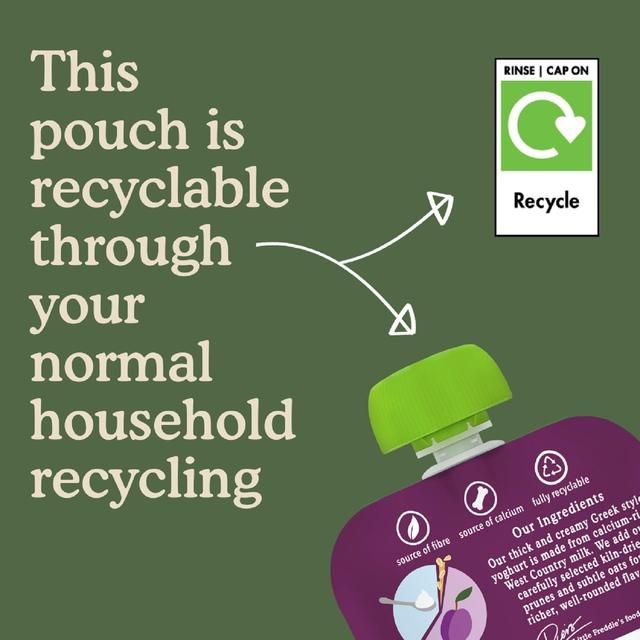 Little Freddie Blueberry & Banana with Greek Yoghurt Organic Pouch 6 mths+ 100g