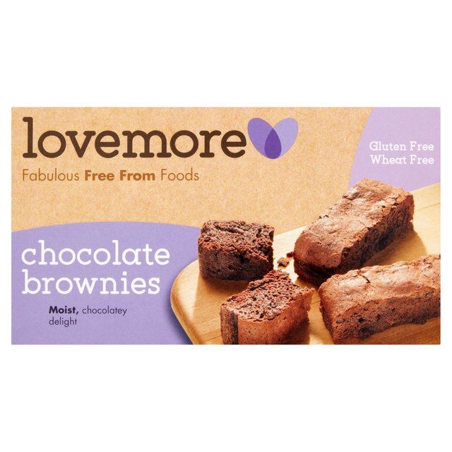 Lovemore Gluten Free Chocolate Brownies 5 per pack