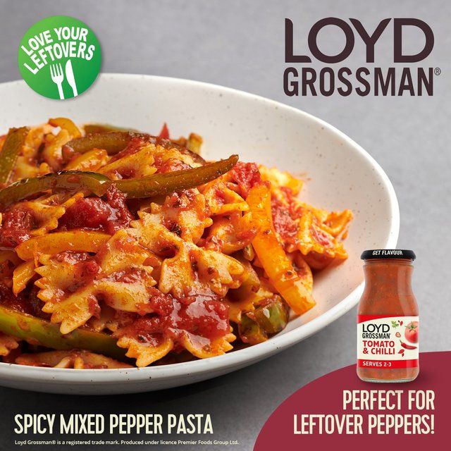 Loyd Grossman Tomato & Chilli Pasta Sauce 350g