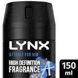 Lynx Attract For Him Body Spray Deodorant Aerosol 150ml
