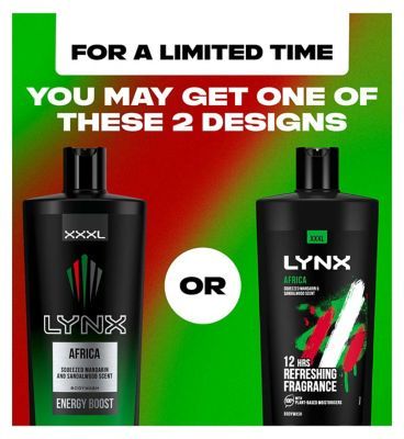 Lynx XXXL Africa Bodywash 700 ml