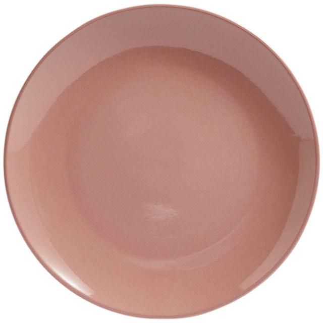 M&S 12 Piece Stoneware Dinner Set Pink 12 per pack