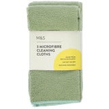 M&S 3 Microfibre Cleaning Cloths 3 per pack