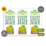 M&S Cloudy Apple Juice 3 x 200ml
