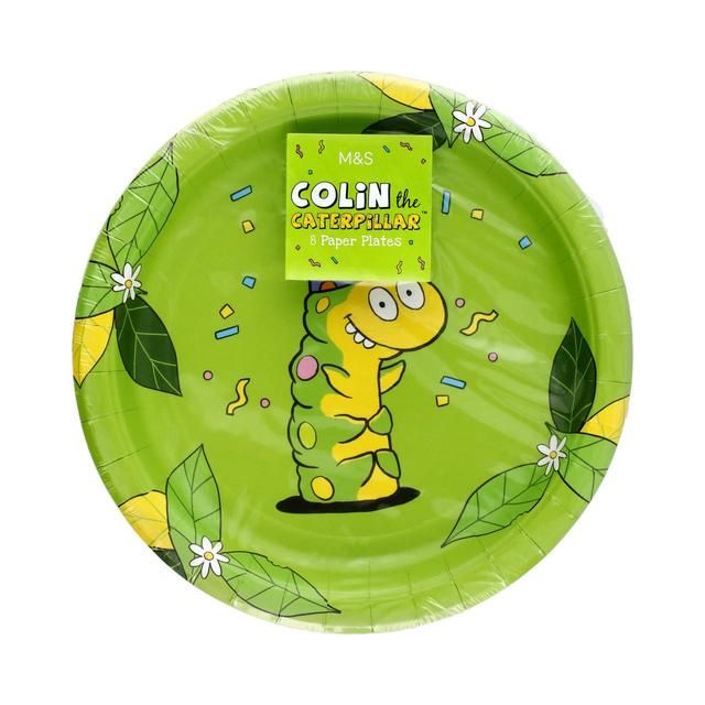 M&S Colin the Caterpillar Paper Plates 8 per pack