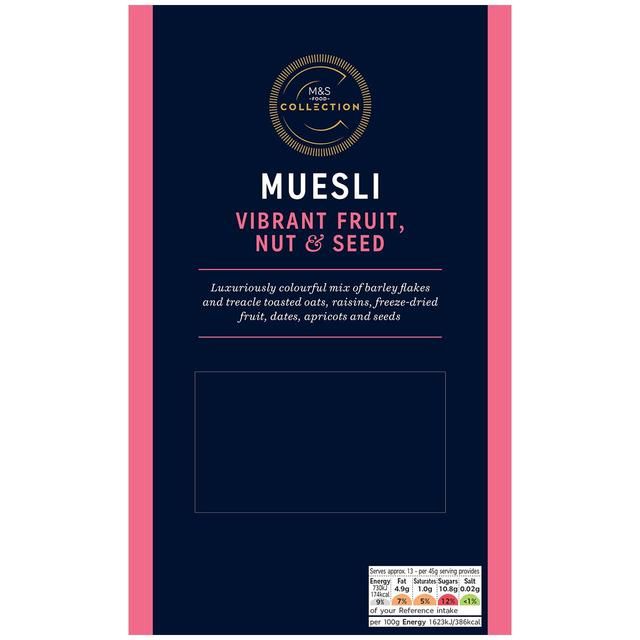 M&S Collection Fruit Nut & Seed Muesli 600g