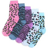 M&S Cotton Animal Socks 6-8 Multi 5 per pack