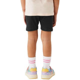 M&S Girls Cotton Rich Plain Shorts 3 Pack 2-7 Years Black