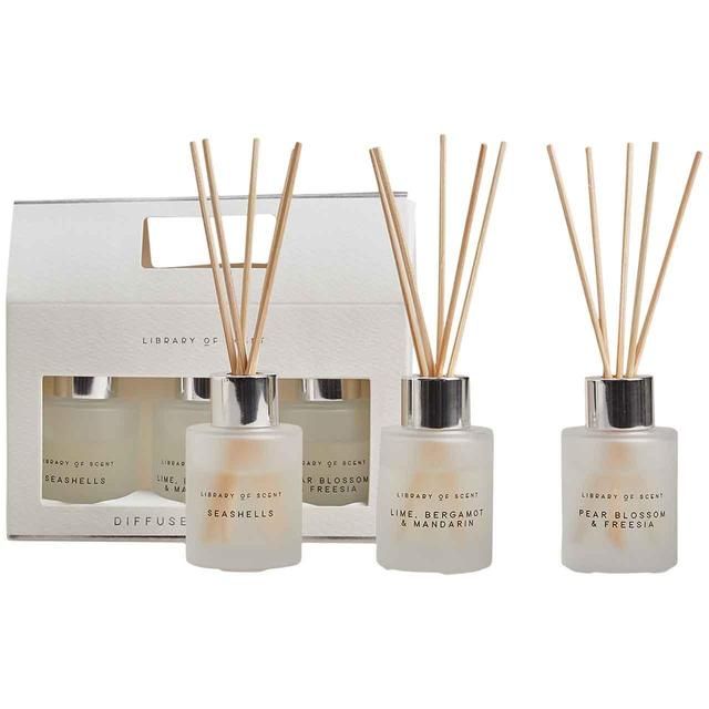 M&S Library of Scent Set of 3 Mini Diffusers White 3 per pack