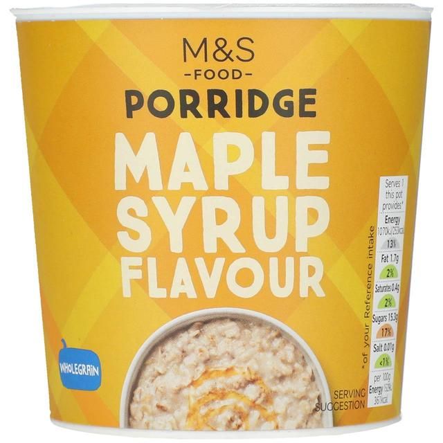 M&S Maple Syrup Flavour Porridge 70g