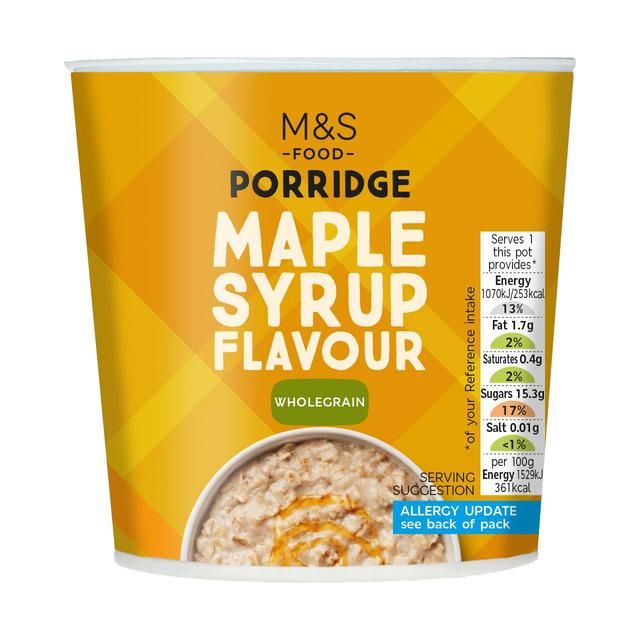 M&S Maple Syrup Flavour Porridge 70g