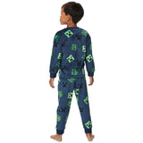 M&S Minecraft Velour PJ 7-12 Years Blue