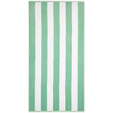 M&S Sand Resist Stripe Beach Towel Sage Green