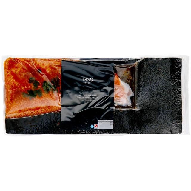 M&S Scottish Salmon with a Soy & Ginger Glaze Boneless 1kg