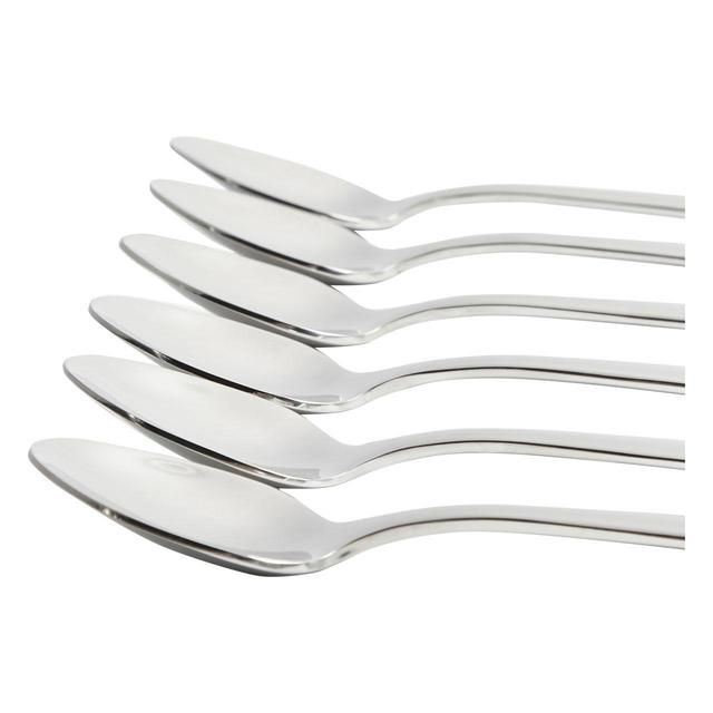 M&S Set of 6 Maxim Teaspoons Silver 6 per pack