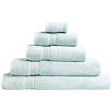 M&S Super Soft Pure Cotton Antibacterial Towel 2pk Face Towels Duck Egg 2 per pack