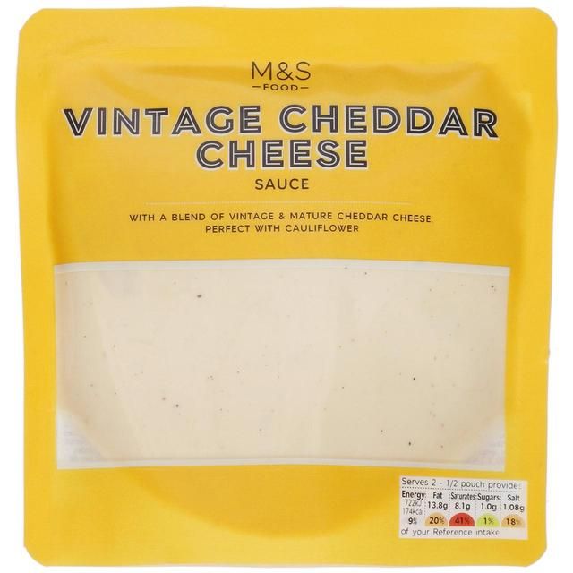 M&S Vintage Cheddar Cheese Sauce 200g