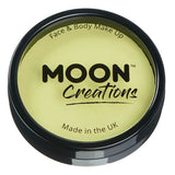 Moon Creations - Pro Face Paint Cake Pots - Light Yellow