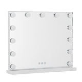 Miroir de maquillage Livingandhome avec éclairage LED