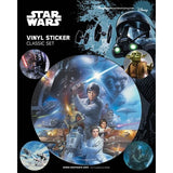 Autocollants en vinyle Star Wars classiques (lot de 5)