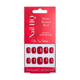 Nail HQ Petite Round Red Nails (24 Pieces)